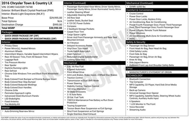 chrysler town & country 2016 2C4RC1AG2GR174748 image chrysler town & country 2016 2C4RC1AG2GR174748 image